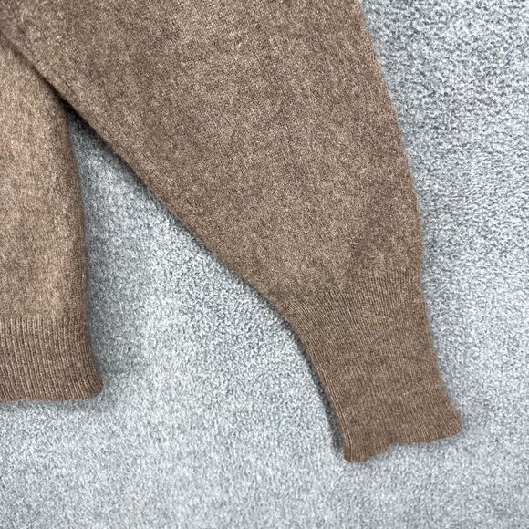 Gieves Hawkes Cashmere Sweater Men’s XL Brown Savile Row Long Sleeve - Picture 14 of 16